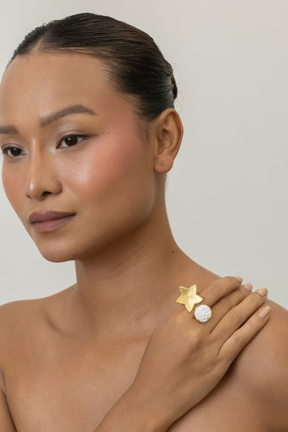 Flower and Bud ring